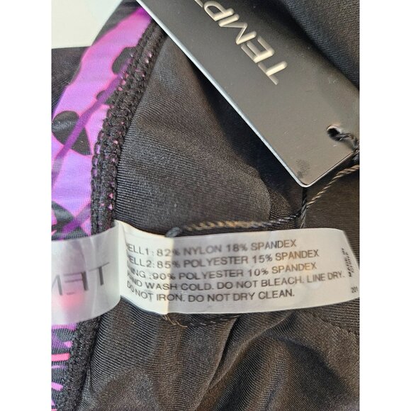 Tempt Me Womens Tropical Print Tankini Swimsuit Set & Boy Shorts Size Med Beach - Picture 10 of 10